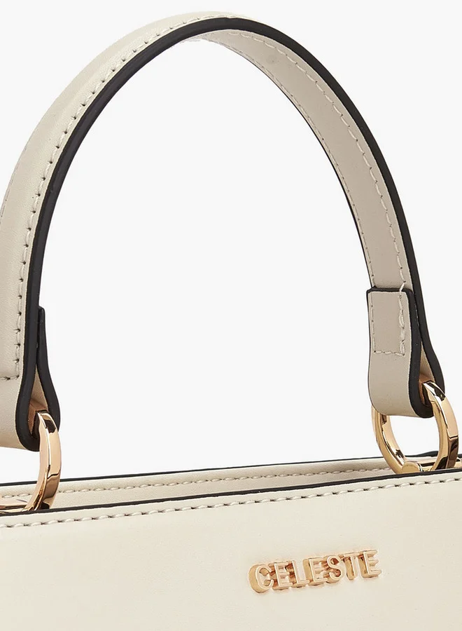 Celeste IVORY Solid Tote Bag with Detachable Straps for Women | Best Price UAE
